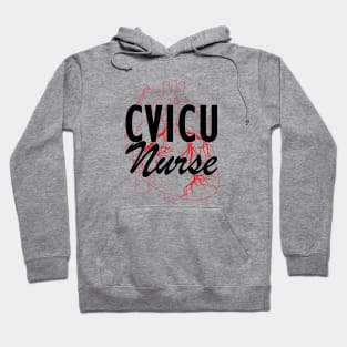 Cardiovascular ICU Nurse - CVICU Nurse Hoodie